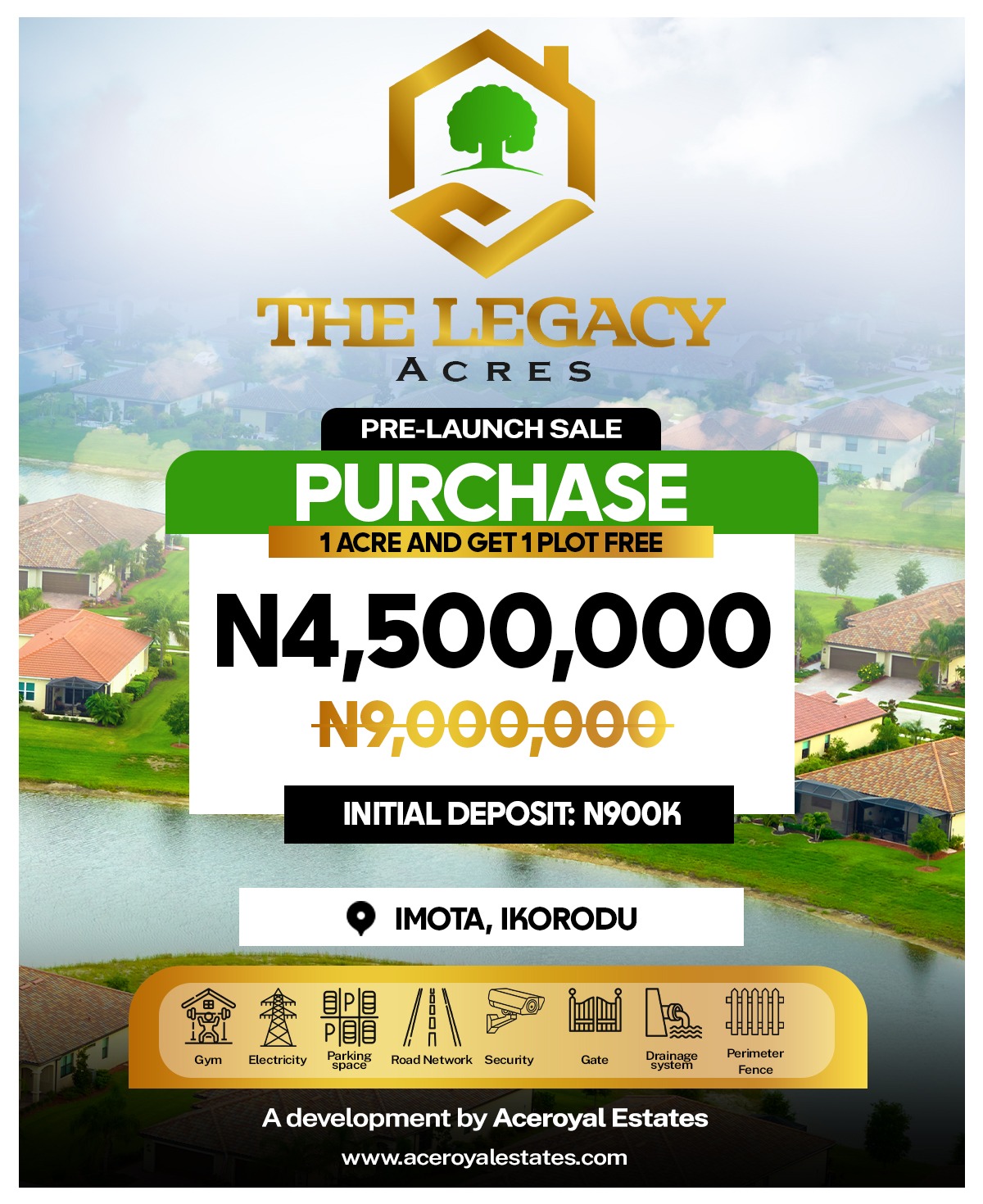 The Legacy Garden City, Ikorodu Sureland Realtors